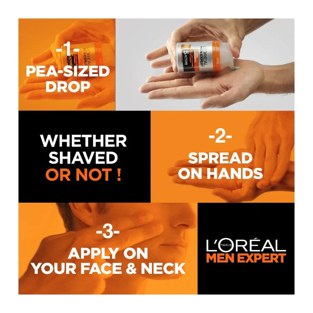 L'Oreal Men Expert Hydra Energetic SPF15 Moisturiser 50ml 3 L'Oreal Men Expert Hydra Energetic SPF15 Moisturiser 50ml
