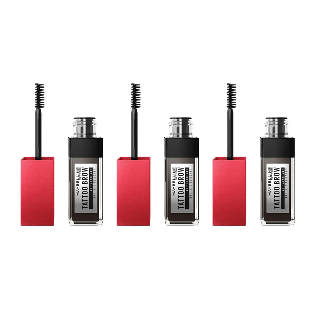 3x Maybelline Tattoo Brow 3 Day Brow Black Brown