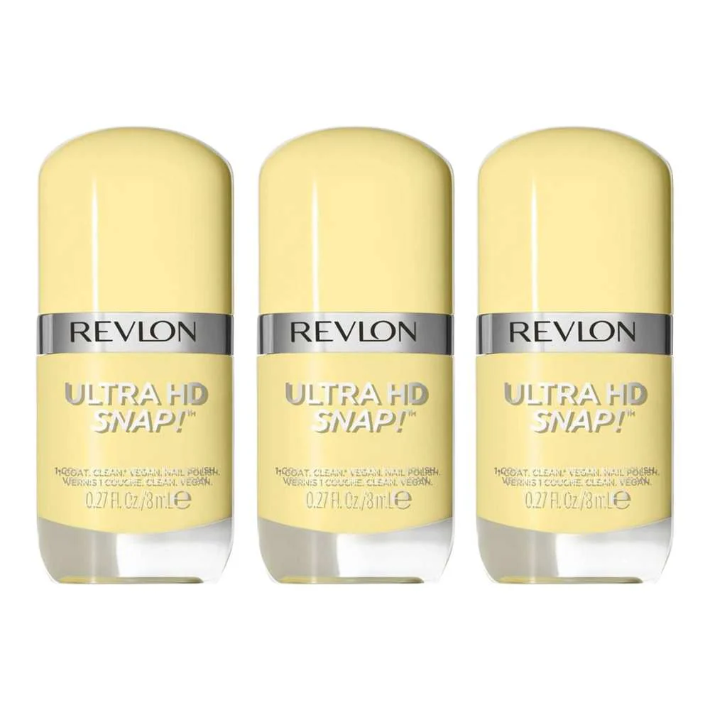 3x Revlon Ultra HD Snap Nail Polish 002 Makin' The Most 8ml