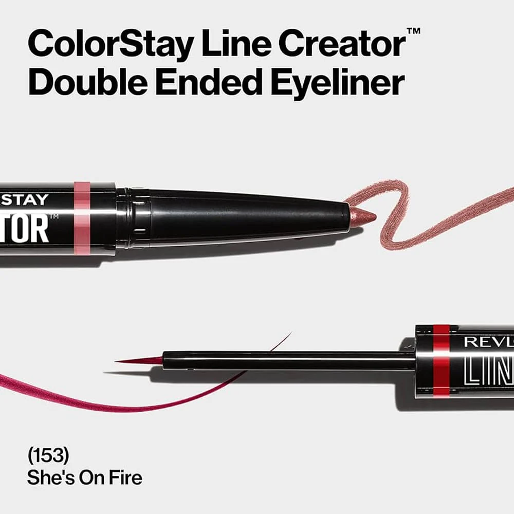 Revlon ColorStay Line Creator Double Ended Eyeliner 153 She's On Fire 4 Revlon ColorStay Line Creator Double Ended Eyeliner 153 She's On Fire