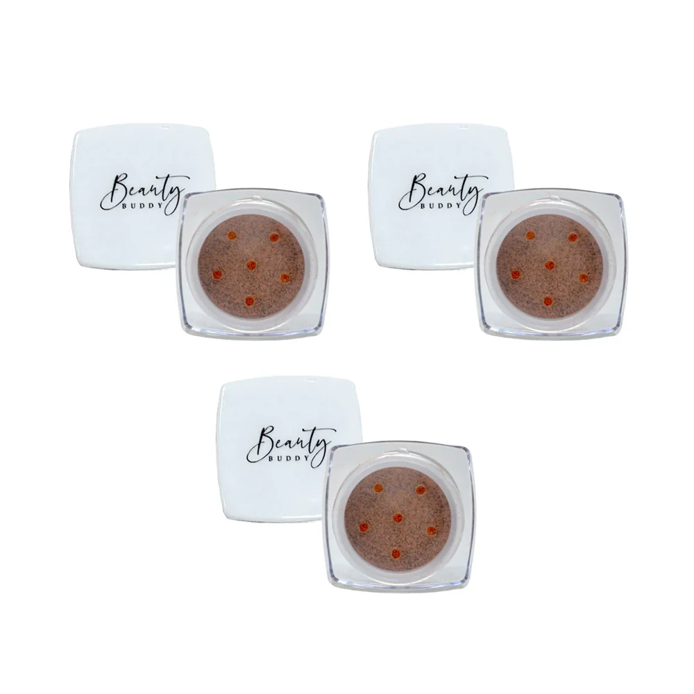 3x Beauty Buddy Power Pigment Powder 02 Polished 20ml