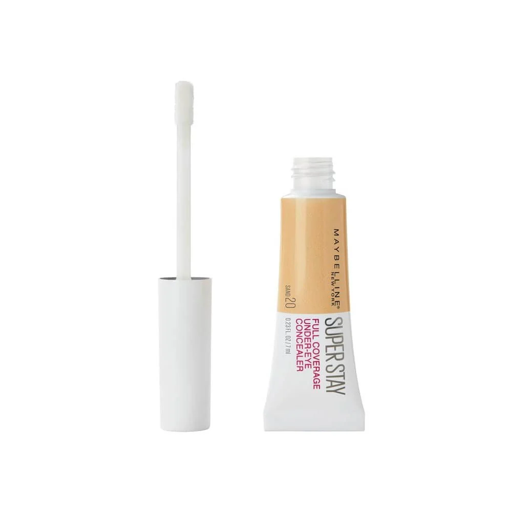 Maybelline SuperStay Full Coverage Under Eye Concealer 20 Sand 6ml 1 Maybelline SuperStay Full Coverage Under Eye Concealer 20 Sand 6ml