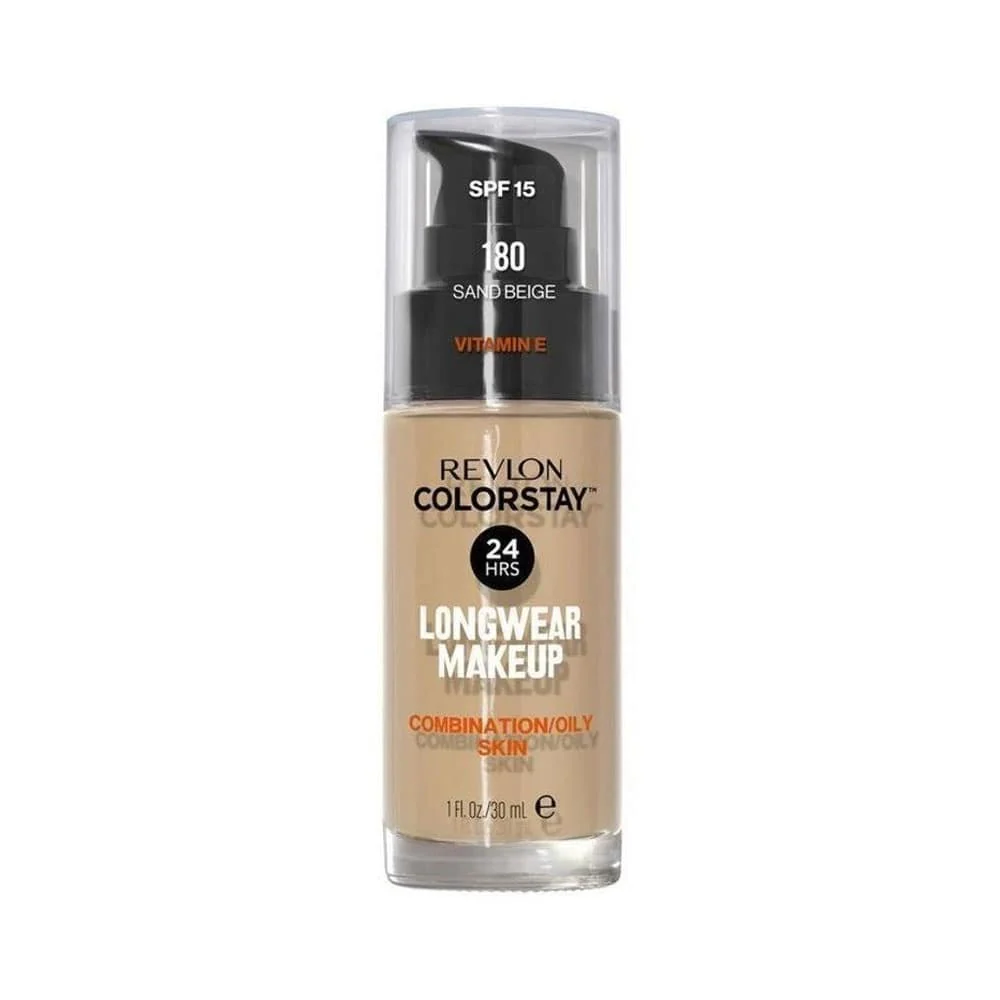 Revlon Colorstay Longwear Makeup Combination/Oily Skin 180 Sand Beige Spf 15