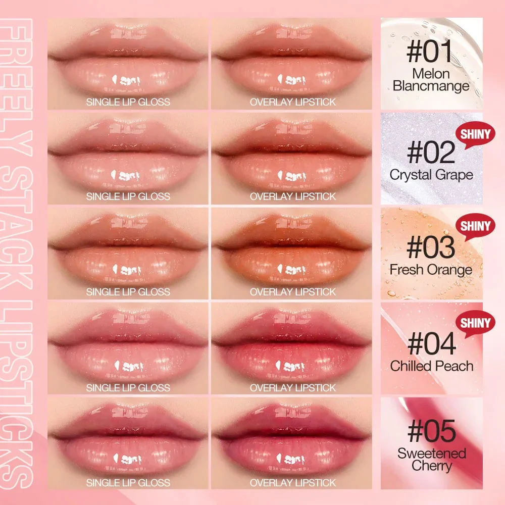 O.TWO.O Clear Crystal Berry Lip Gloss 05 Sweetened Cherry 2 O.TWO.O Clear Crystal Berry Lip Gloss 05 Sweetened Cherry