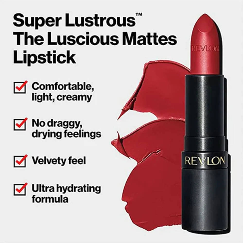 Revlon Super Lustrous Lipstick Matte 027 Ride Or Die 4.2g 4 Revlon Super Lustrous Lipstick Matte 027 Ride Or Die 4.2g