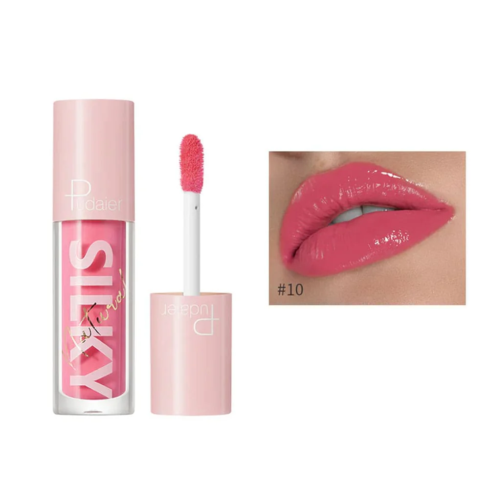 Pudaier Silky Natural Lip Gloss 10 Ruby Luster 3.5g 2 Pudaier Silky Natural Lip Gloss 10 Ruby Luster 3.5g