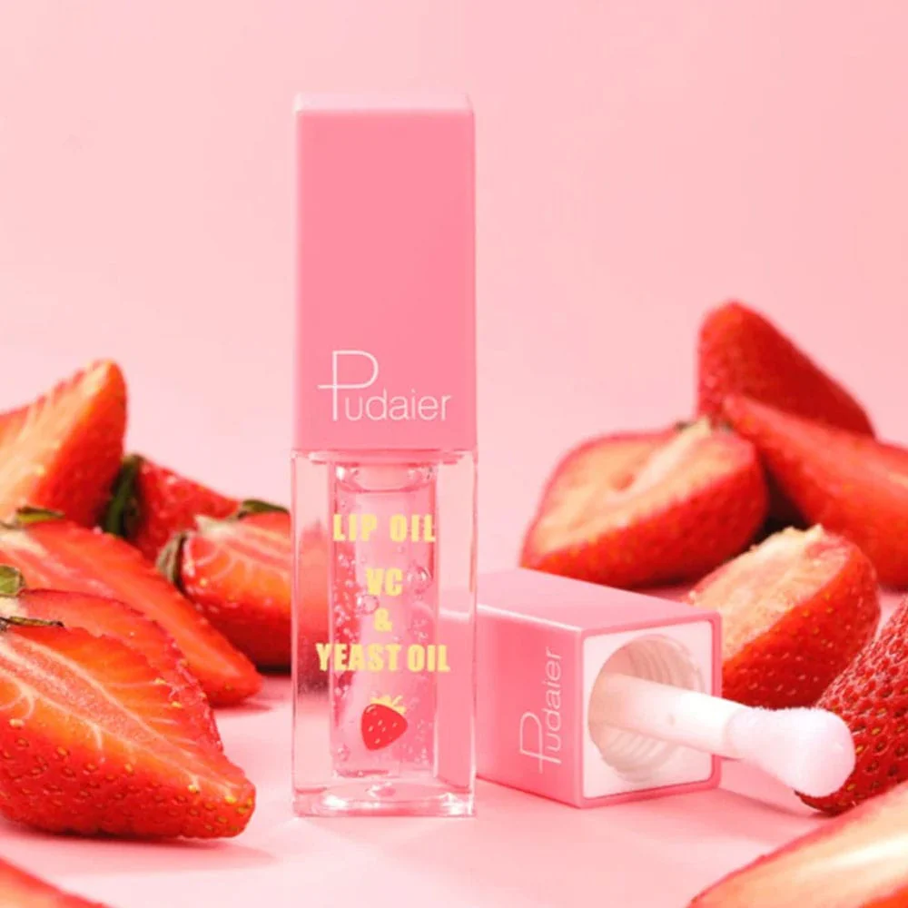 Pudaier Fruit Lip Oil Strawberry 4.5g 2 Pudaier Fruit Lip Oil Strawberry 4.5g