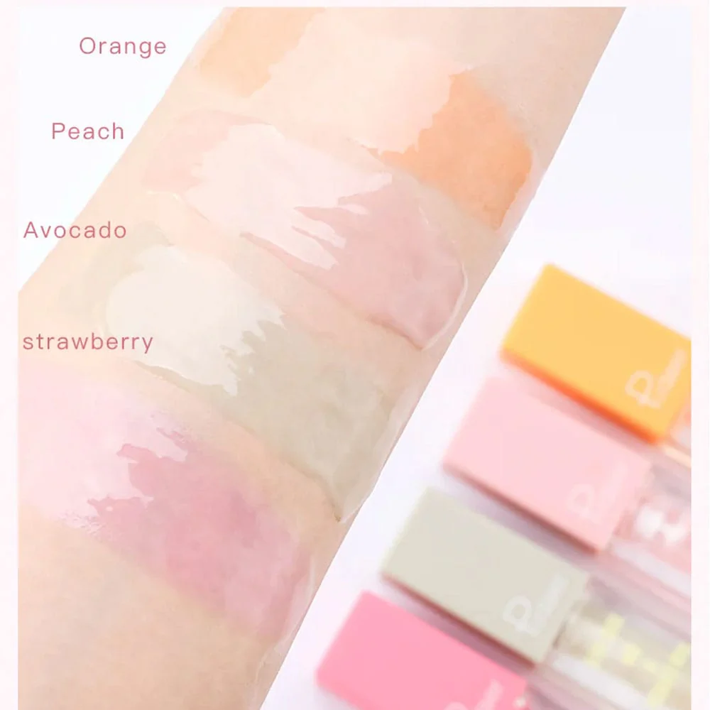 Pudaier Fruit Lip Oil Strawberry 4.5g 4 Pudaier Fruit Lip Oil Strawberry 4.5g