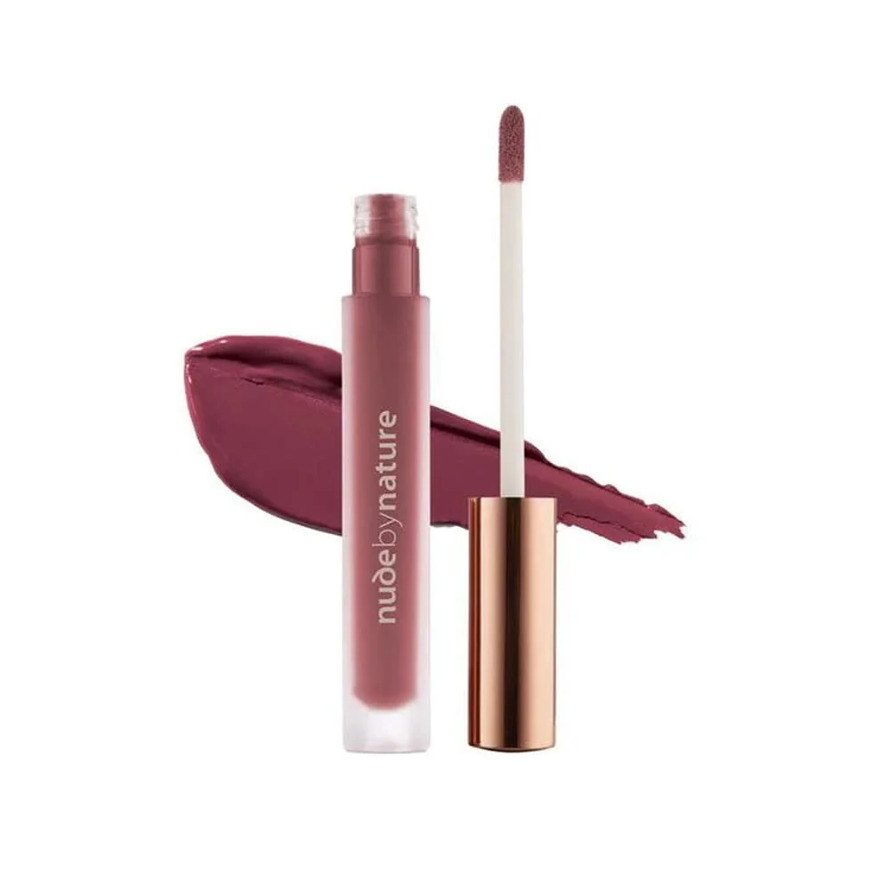 Nude by Nature Satin Liquid Lipstick 09 Rich Plum