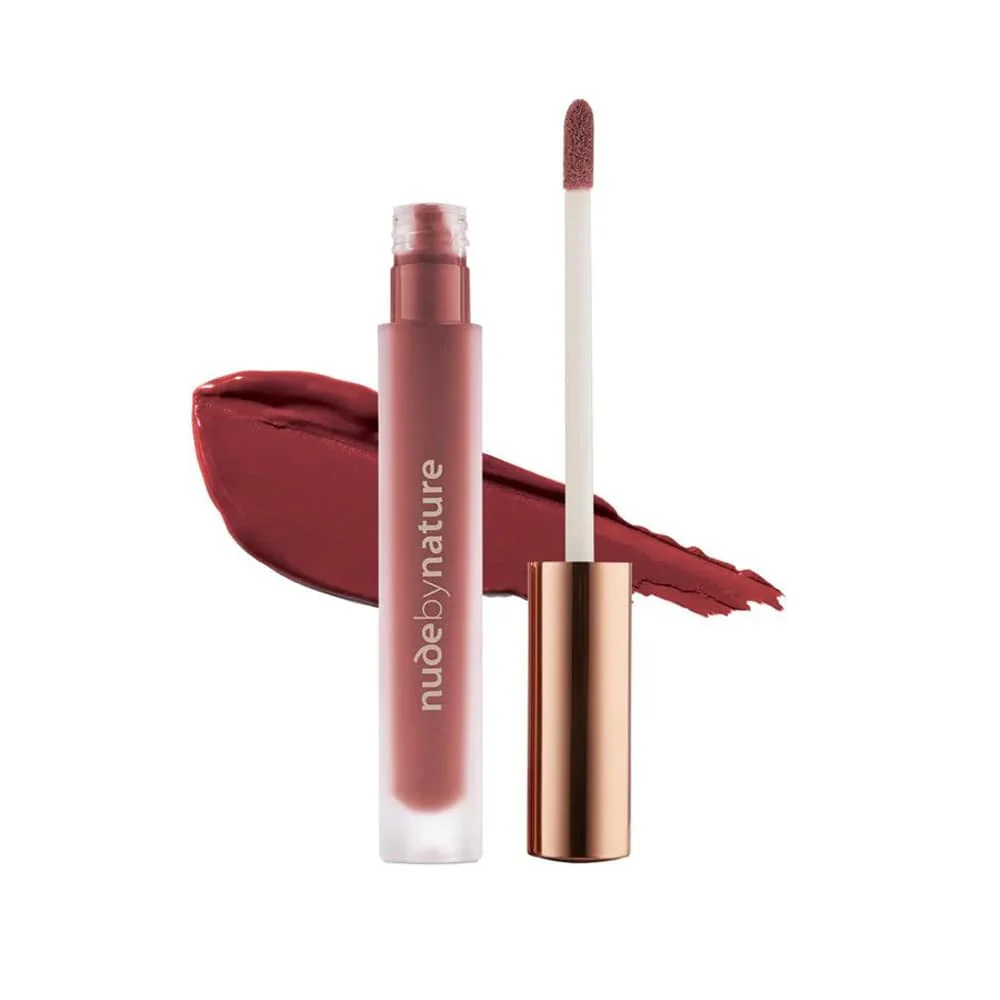 Nude By Nature Satin Liquid Lipstick 10 Terracotta