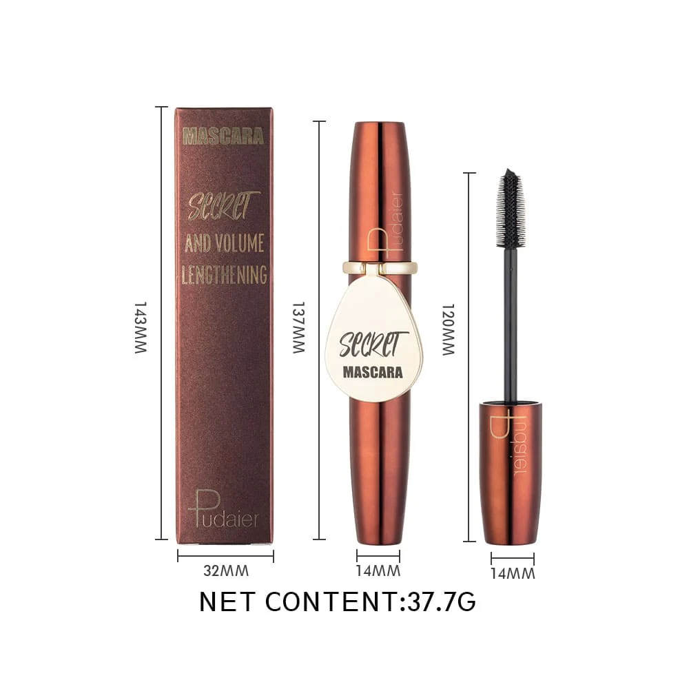 Pudaier Secret & Volume Lengthening Mascara Black 8g 3 Pudaier Secret & Volume Lengthening Mascara Black 8g