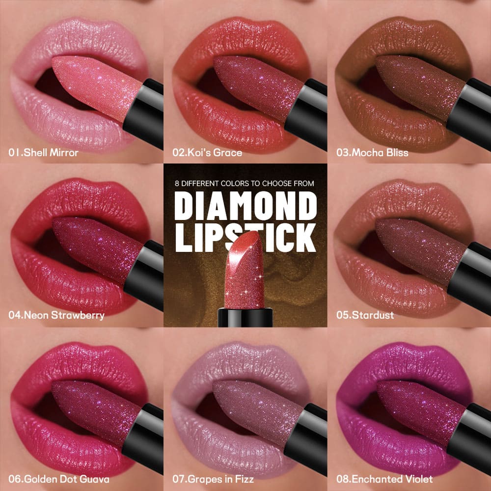 Pudaier Perma Shine Diamond Lipstick 5 Stardust 3 Pudaier Perma Shine Diamond Lipstick 5 Stardust