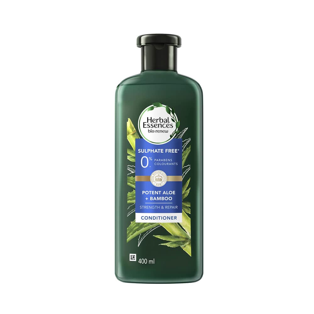 Herbal Essences Conditioner Strength & Repair Potent Aloe + Bamboo 400ml
