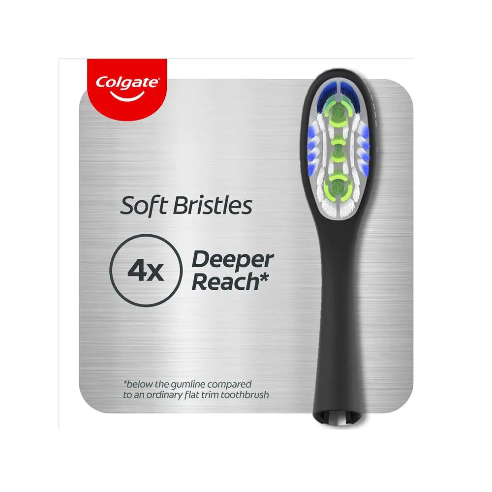 Colgate Toothbrush Infinity Deep Clean Reusable Aluminium Handle 2 Colgate Toothbrush Infinity Deep Clean Reusable Aluminium Handle