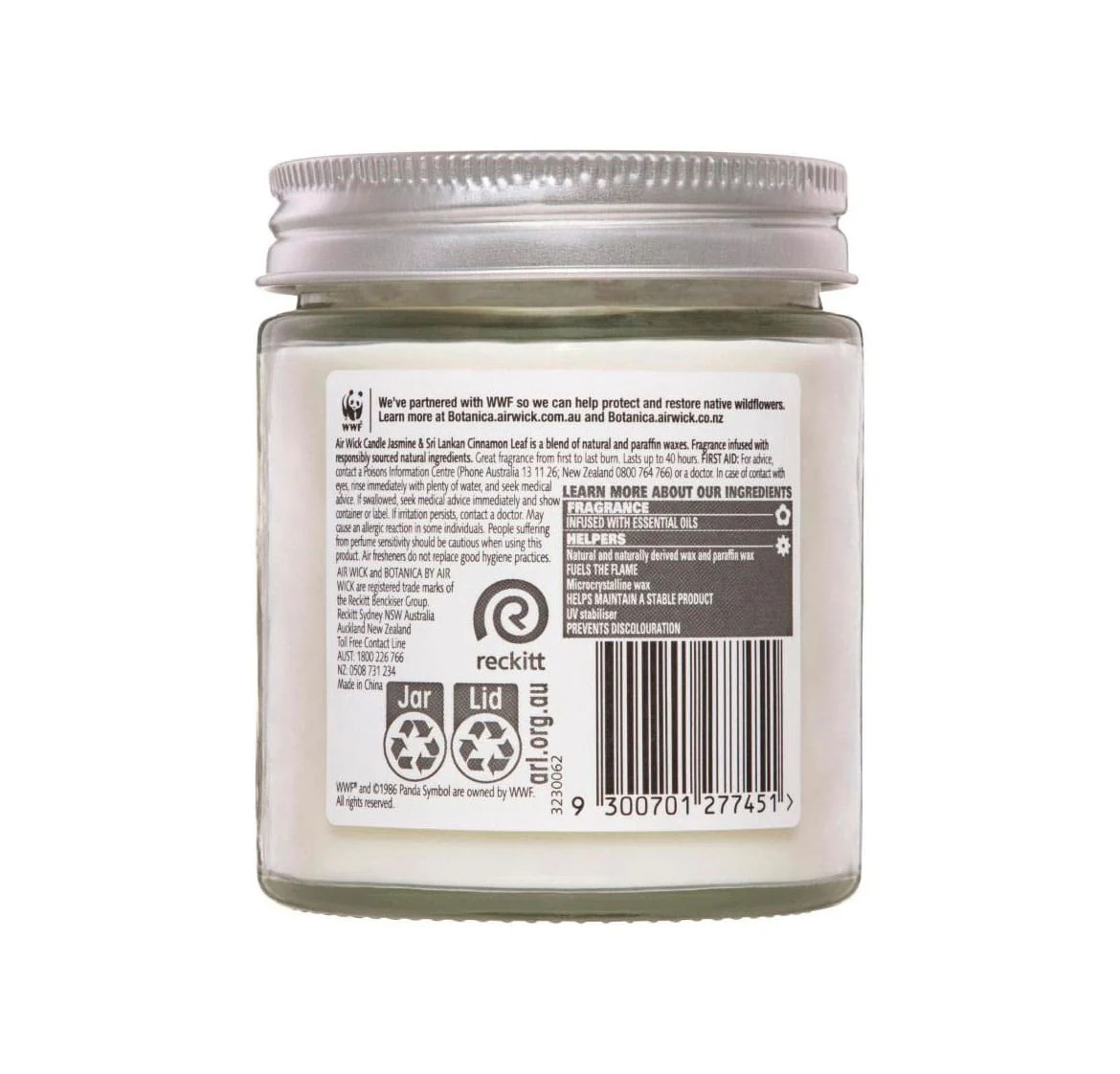 Air Wick Candle Botanica Jasmine & Sri Lankan Cinnamon Leaf 2 Air Wick Candle Botanica Jasmine & Sri Lankan Cinnamon Leaf
