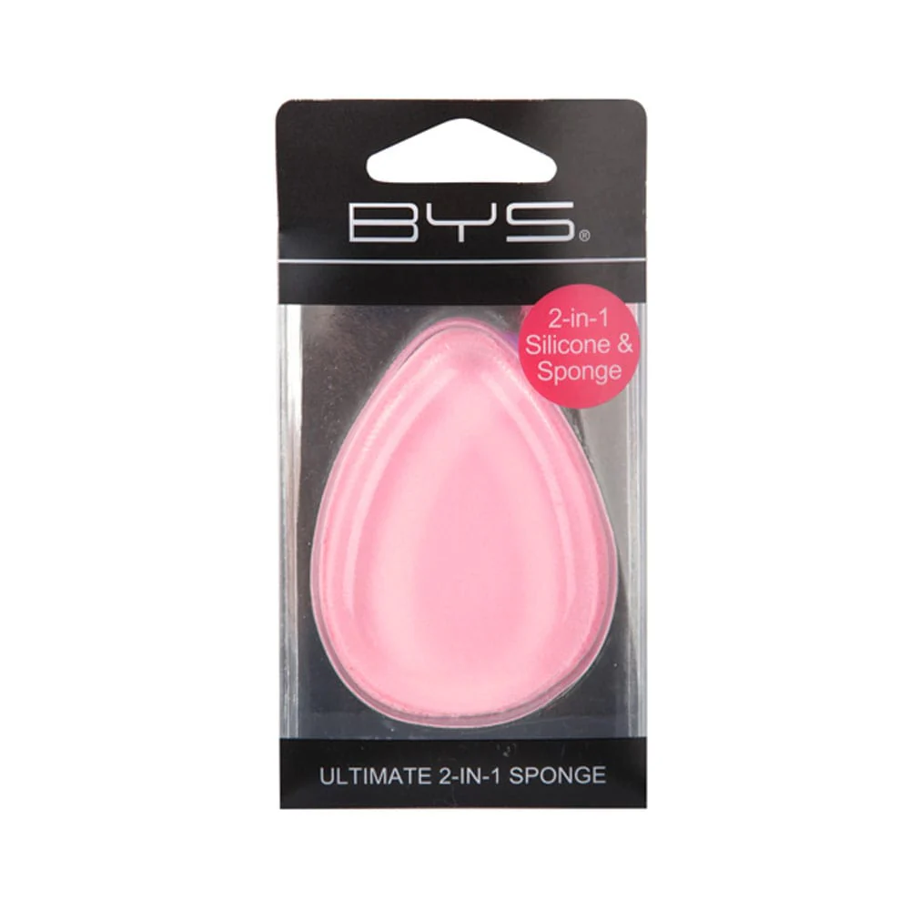 BYS Ultimate 2-In-1 Sponge Teardrop Pink