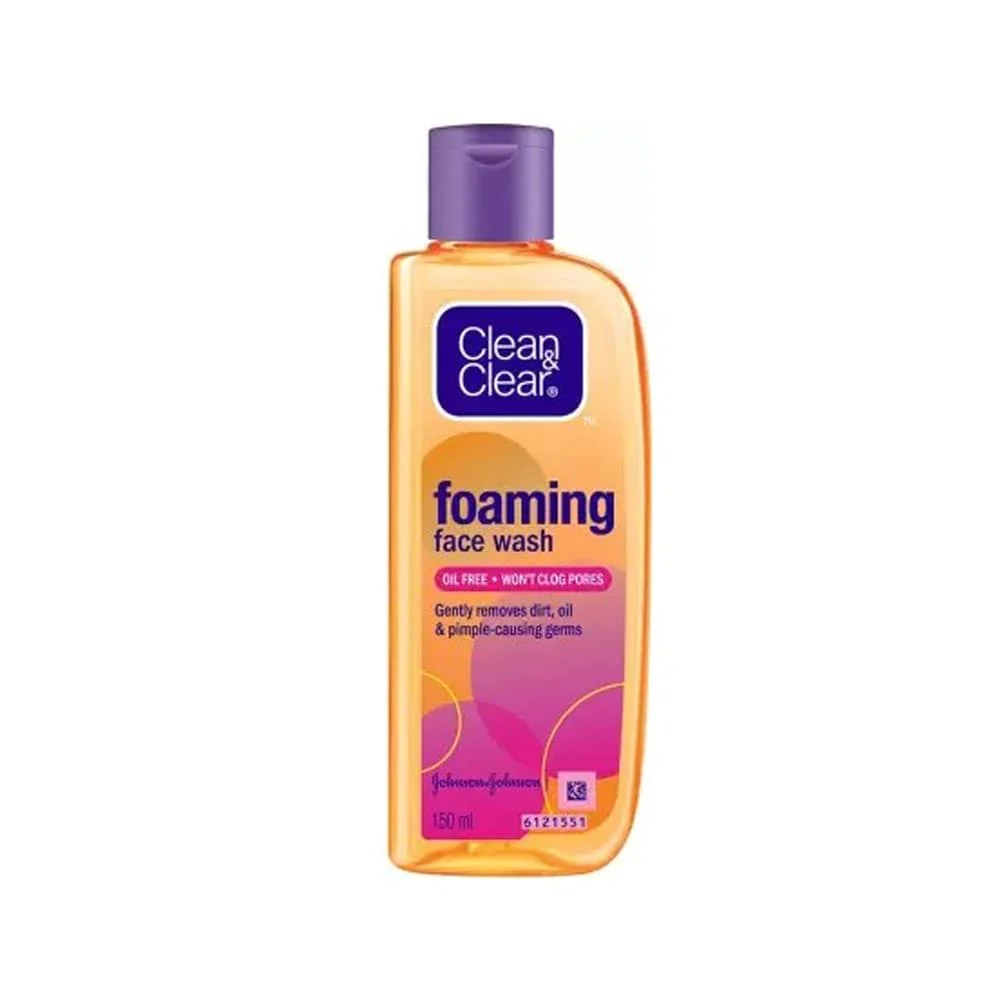 Clean And Clear Foaming Face Wash Oil Free 150ml - Short Dated Clearance