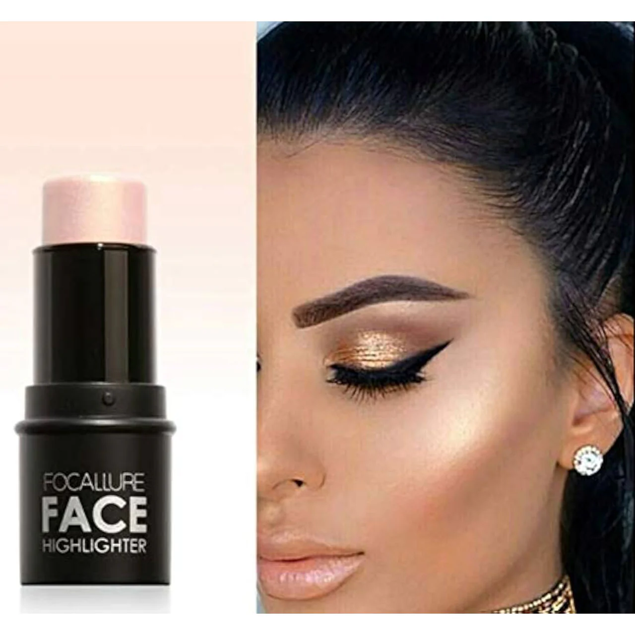Focallure Highlighter & Contour Multi Stick 02 Golden 2 Focallure Highlighter & Contour Multi Stick 02 Golden