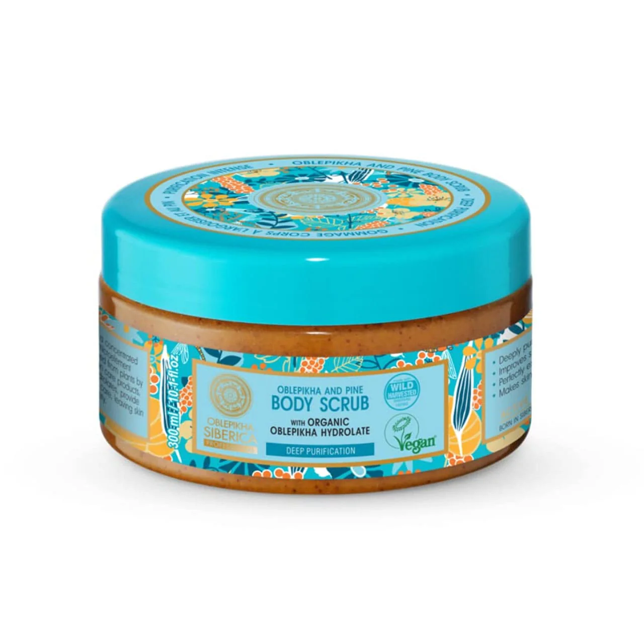 Oblepikha Siberica Body Scrub Deep Purification Oblepikha And Honey 300ml 1 Oblepikha Siberica Body Scrub Deep Purification Oblepikha And Honey 300ml