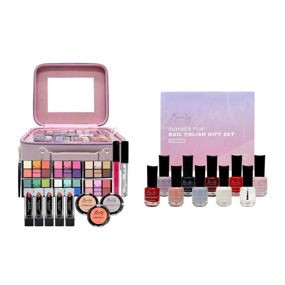 Beauty Buddy Makeup + Nails Gift Set (2 items)
