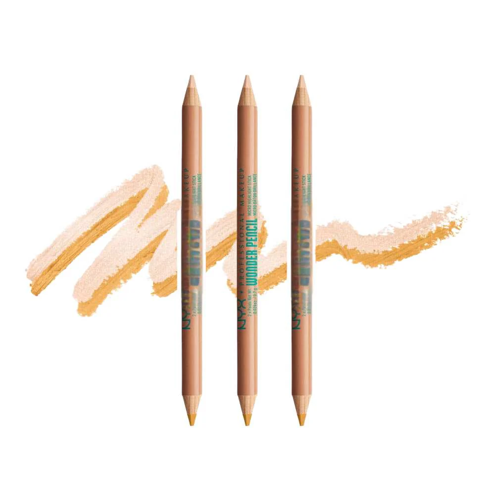3x NYX Wonder Pencil Micro Highlight Stick 04 Deep