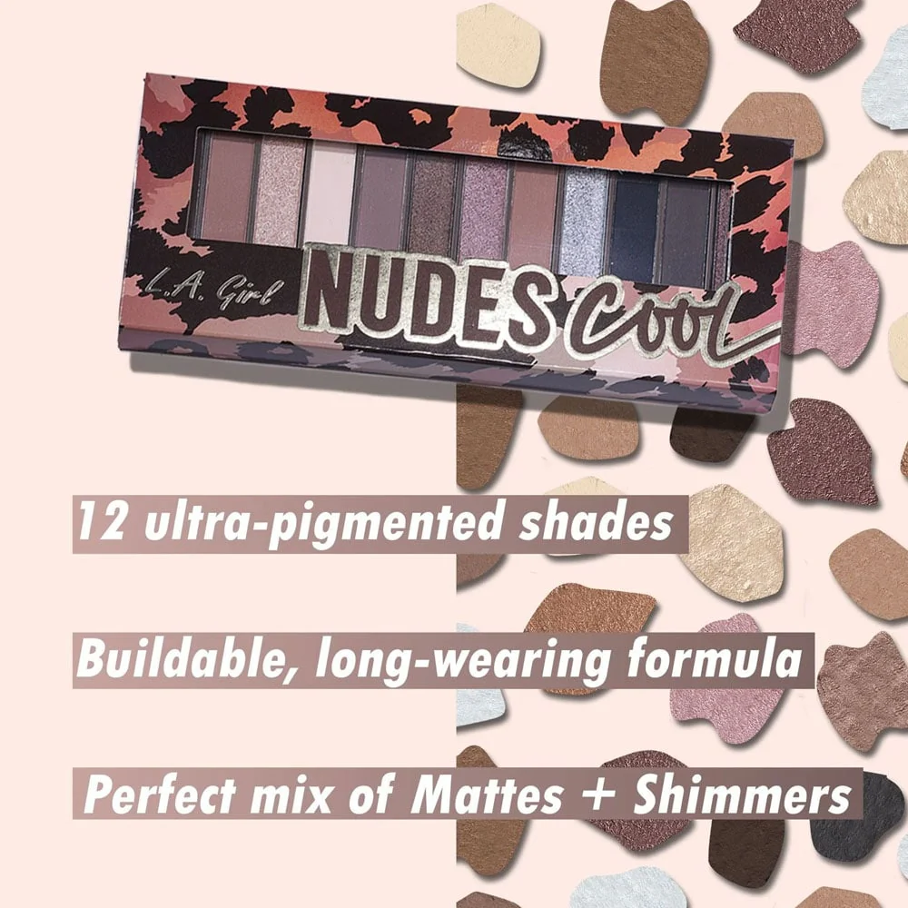 LA Girl Nudes Eyeshadow Cool 12g 3 LA Girl Nudes Eyeshadow Cool 12g