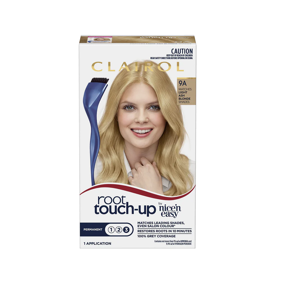 Clairol Root Touch Up Permanent Creme Hair Colour 9A Light Ash Blonde