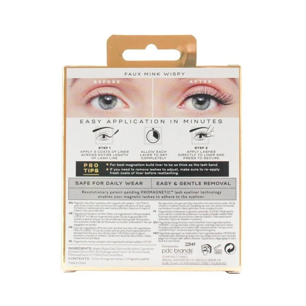 Eylure London Lashes Pro Magnetic Liner Faux Mink 3 Eylure London Lashes Pro Magnetic Liner Faux Mink