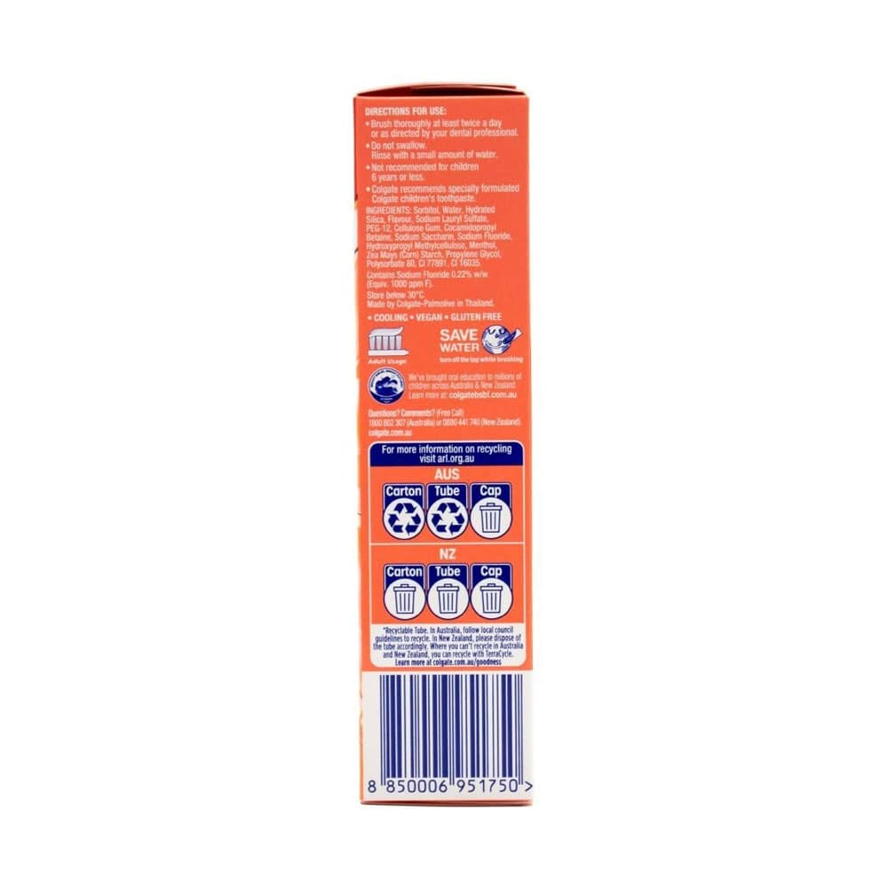 Colgate Fluoride Toothpaste Max Fresh With Mini Breath Strips Peach Passion 100g 2 Colgate Fluoride Toothpaste Max Fresh With Mini Breath Strips Peach Passion 100g