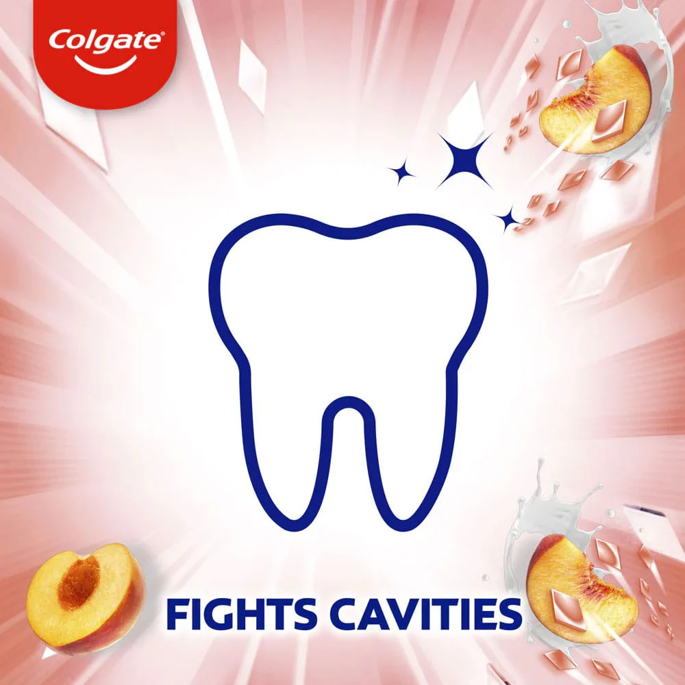 Colgate Fluoride Toothpaste Max Fresh With Mini Breath Strips Peach Passion 100g 3 Colgate Fluoride Toothpaste Max Fresh With Mini Breath Strips Peach Passion 100g