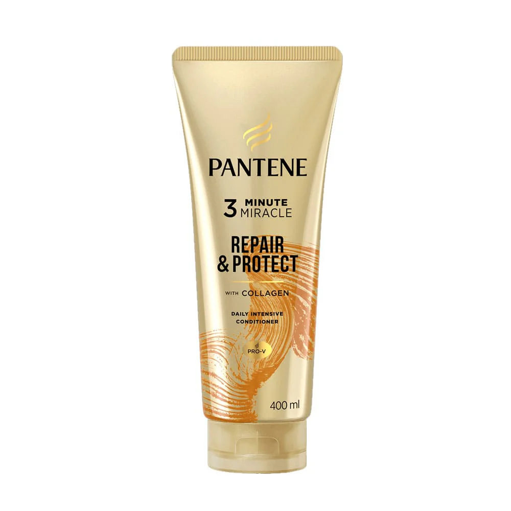 Pantene Conditioner Repair & Protect 3 Minute Miracle With Collagen 400ml 1 Pantene Conditioner Repair & Protect 3 Minute Miracle With Collagen 400ml