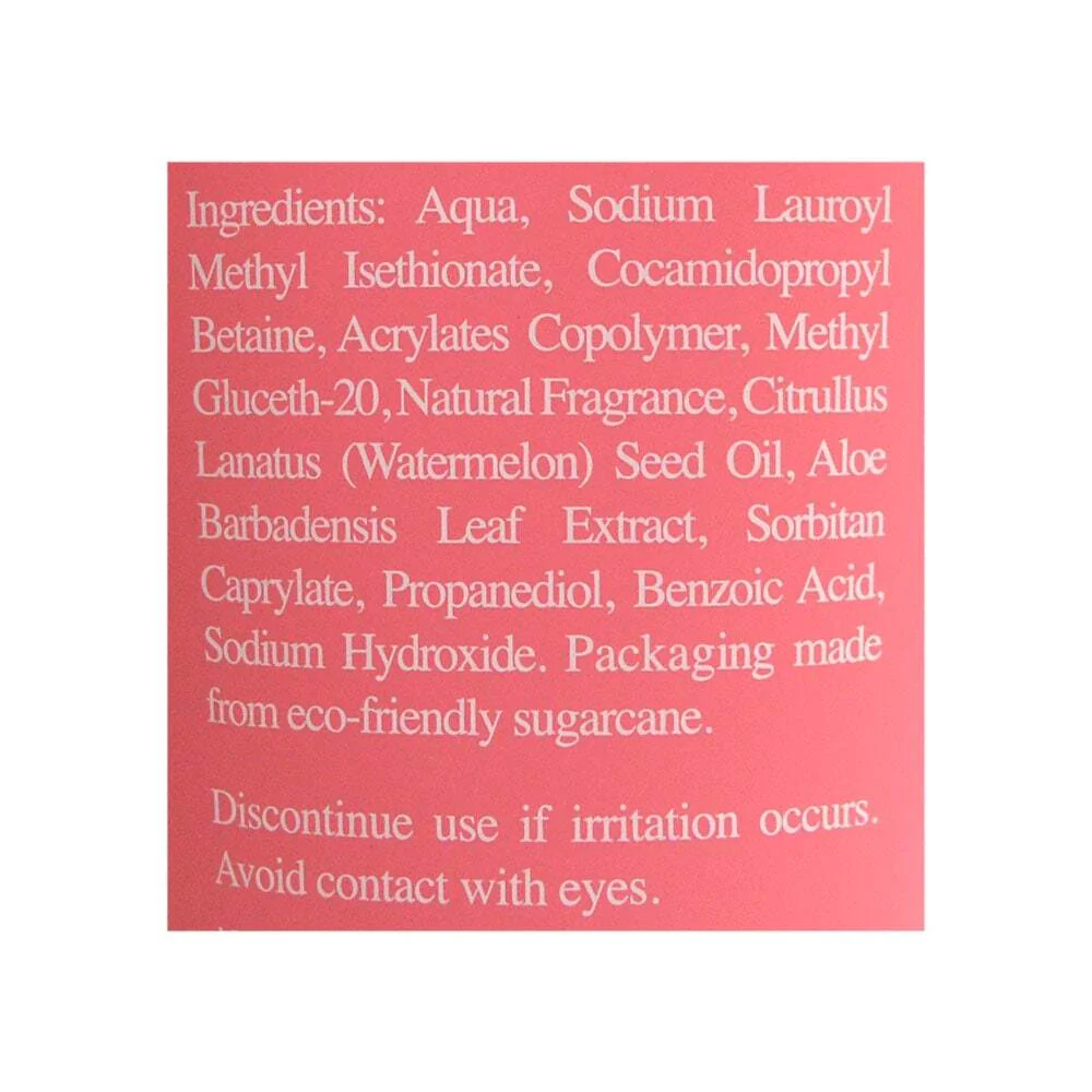 Body By Pump Watermelon Burst Cleanser 50ml 2 Body By Pump Watermelon Burst Cleanser 50ml
