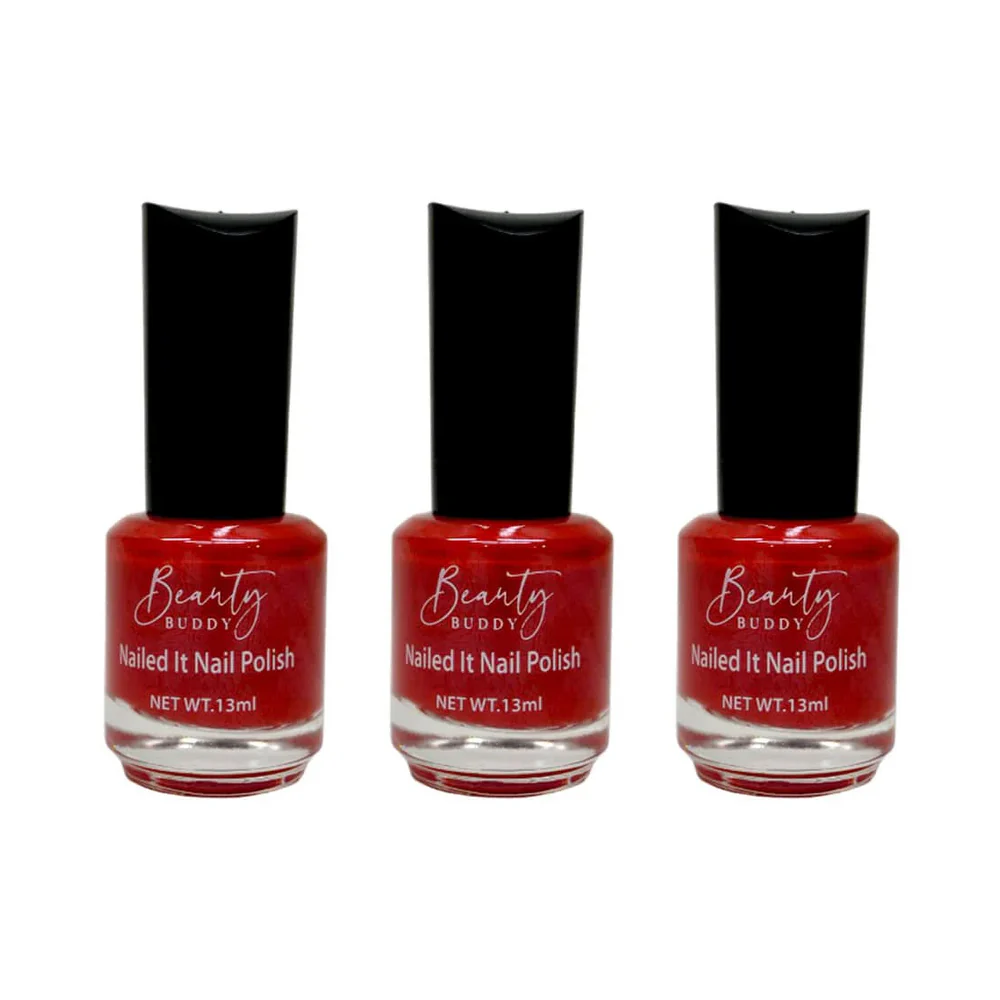 3x Beauty Buddy Nailed It Nail Polish 05 Gravity Beckons 13ml