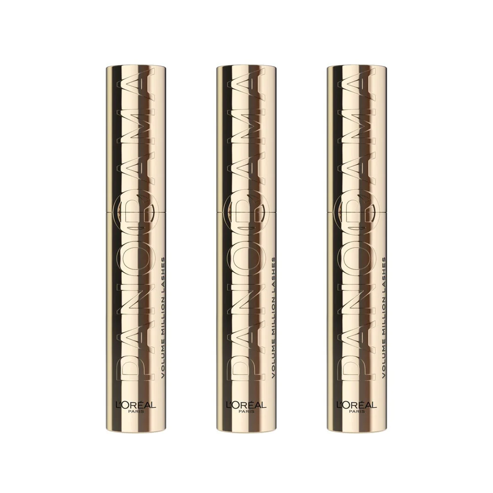 3x L'Oreal Panorama Volume Mascara Brown 1 3x L'Oreal Panorama Volume Mascara Brown