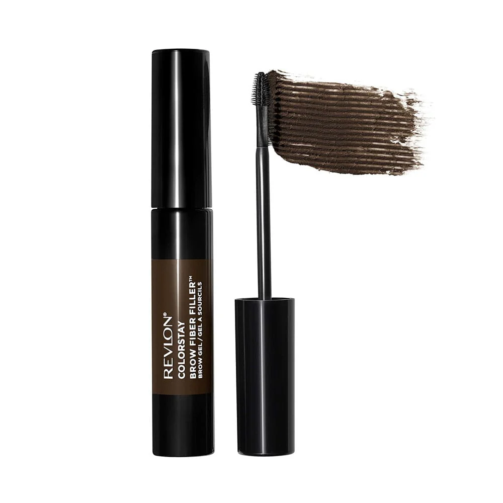 Revlon ColorStay Brow Fiber Filler Brow Gel Dark Brown 1 Revlon ColorStay Brow Fiber Filler Brow Gel Dark Brown