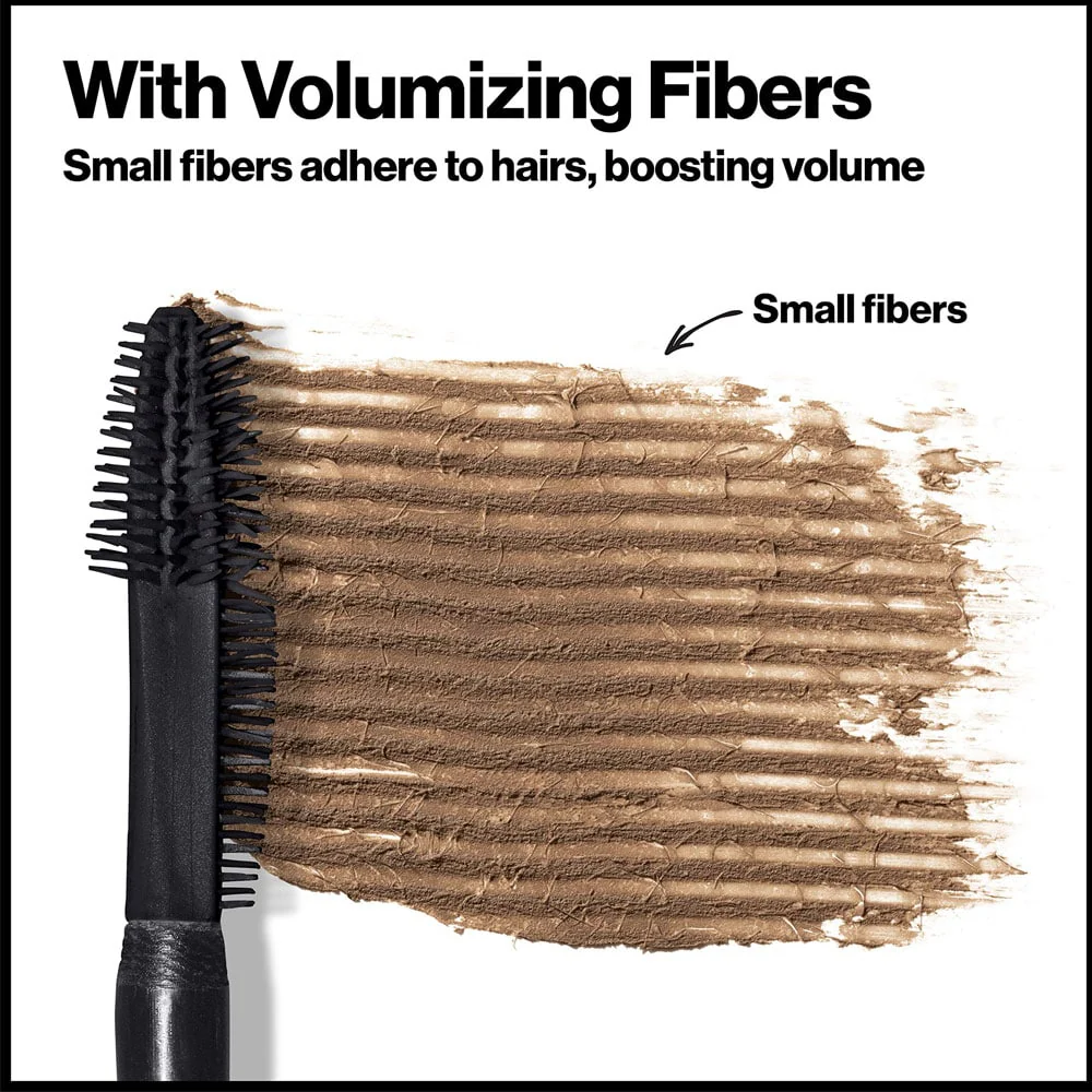 Revlon ColorStay Brow Fiber Filler Brow Gel Dark Brown 3 Revlon ColorStay Brow Fiber Filler Brow Gel Dark Brown