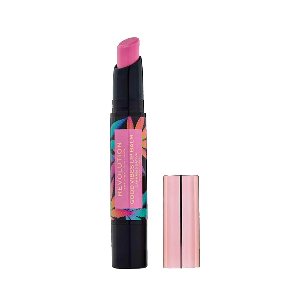 Revolution Good Vibes Lip Balm With Sativa Mood 1 Revolution Good Vibes Lip Balm With Sativa Mood