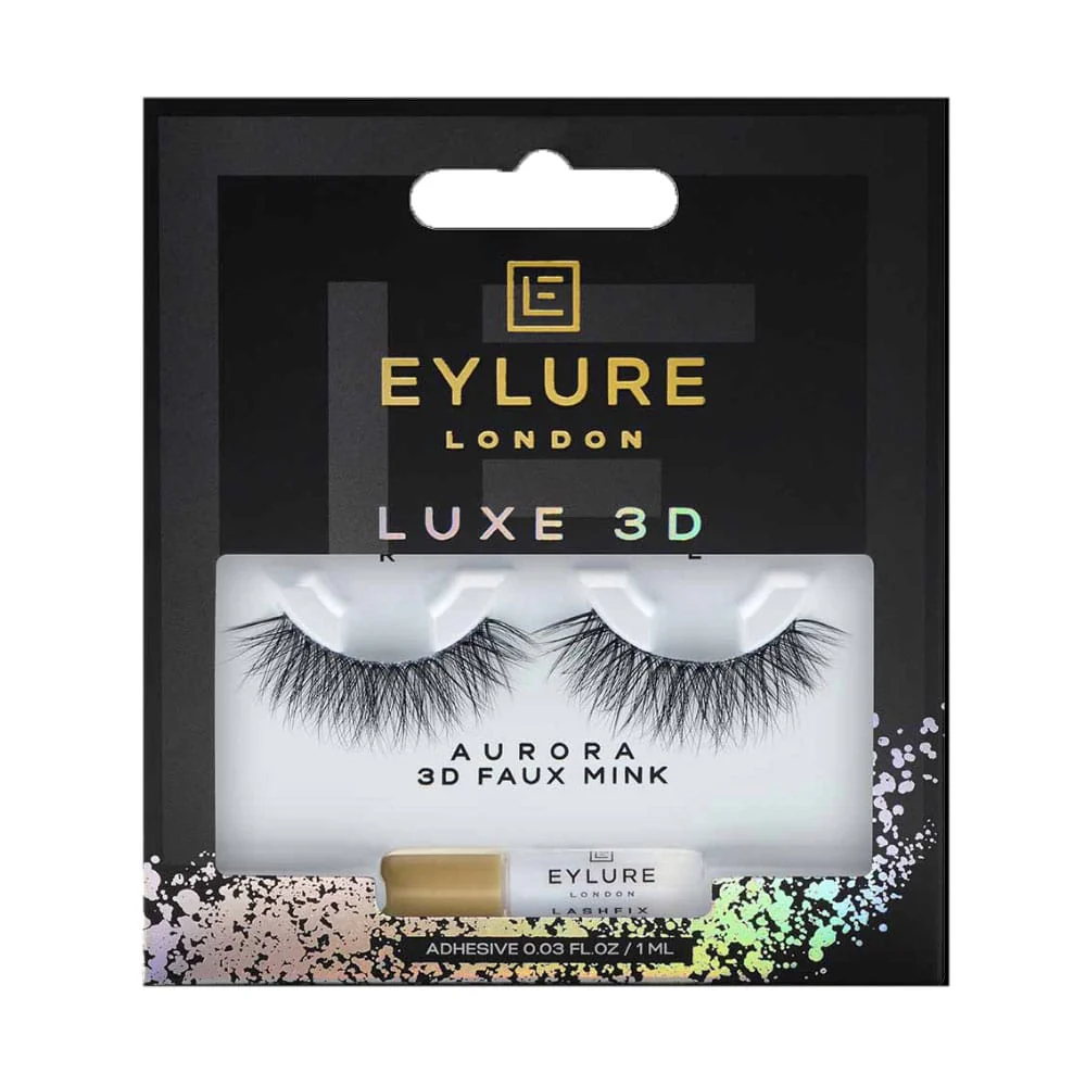 Eylure London Lashes Luxe 3D Aurora Faux Mink 1 Eylure London Lashes Luxe 3D Aurora Faux Mink