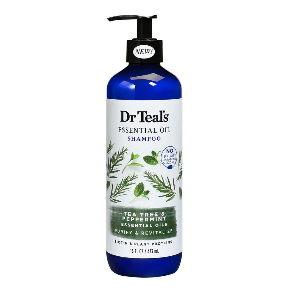 Dr Teals Tea Tree & Peppermint Purify & Revitalize Shampoo 473ml