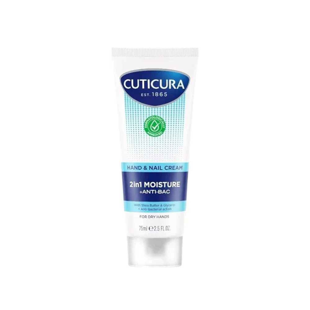 Cuticura 2-In-1 Hand & Nail Cream Moisture 75ml