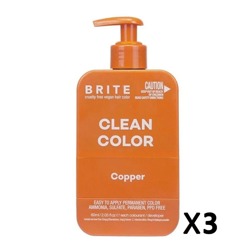 3x Brite Clean Color Copper 2 3x Brite Clean Color Copper