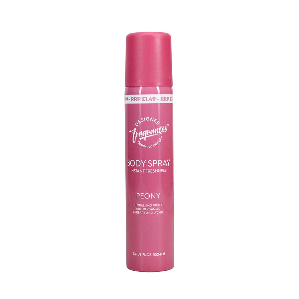 Designer Fragrances Body Spray Peony 100ml
