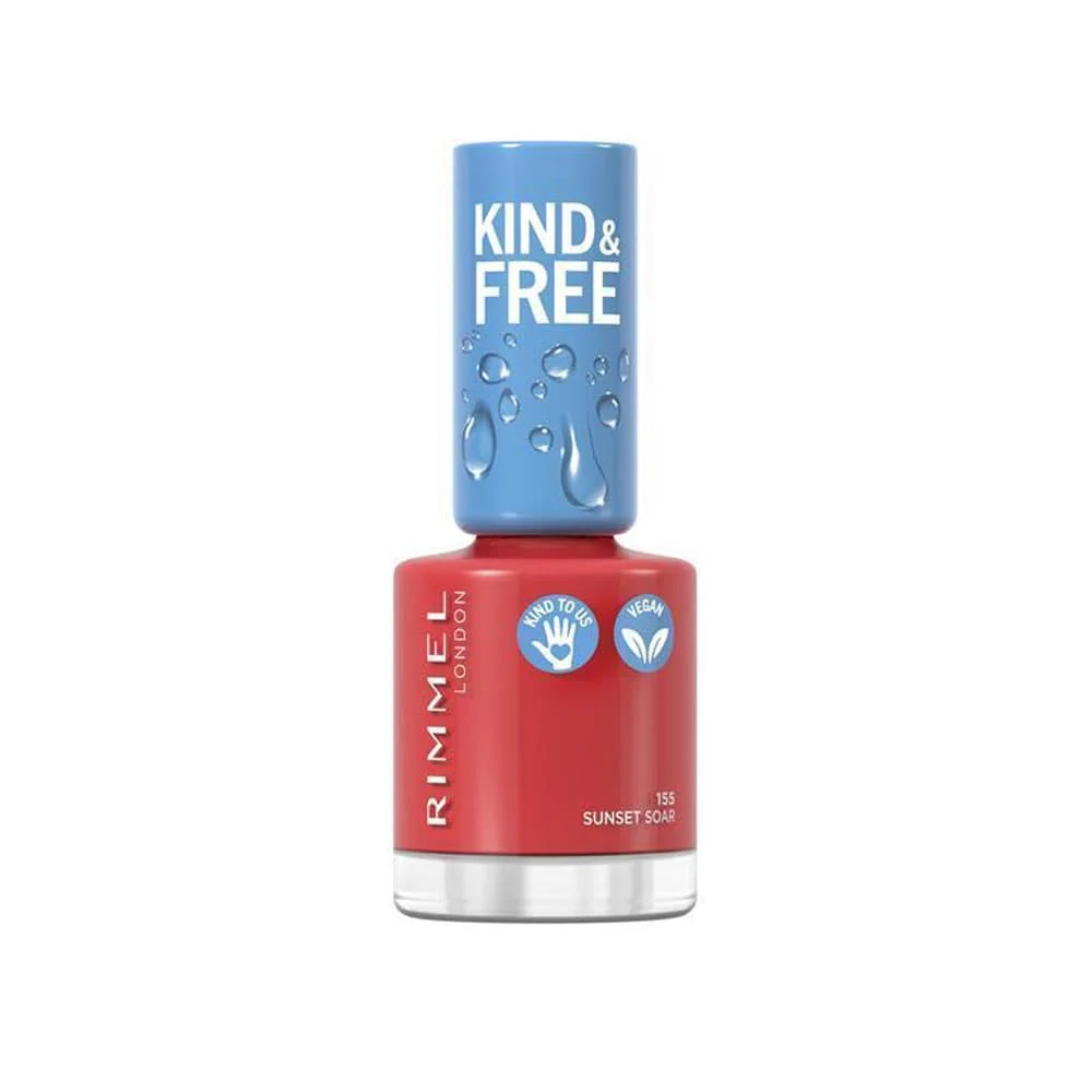 Rimmel Kind & Free Nail Polish 155 Sunset Soar 8ml