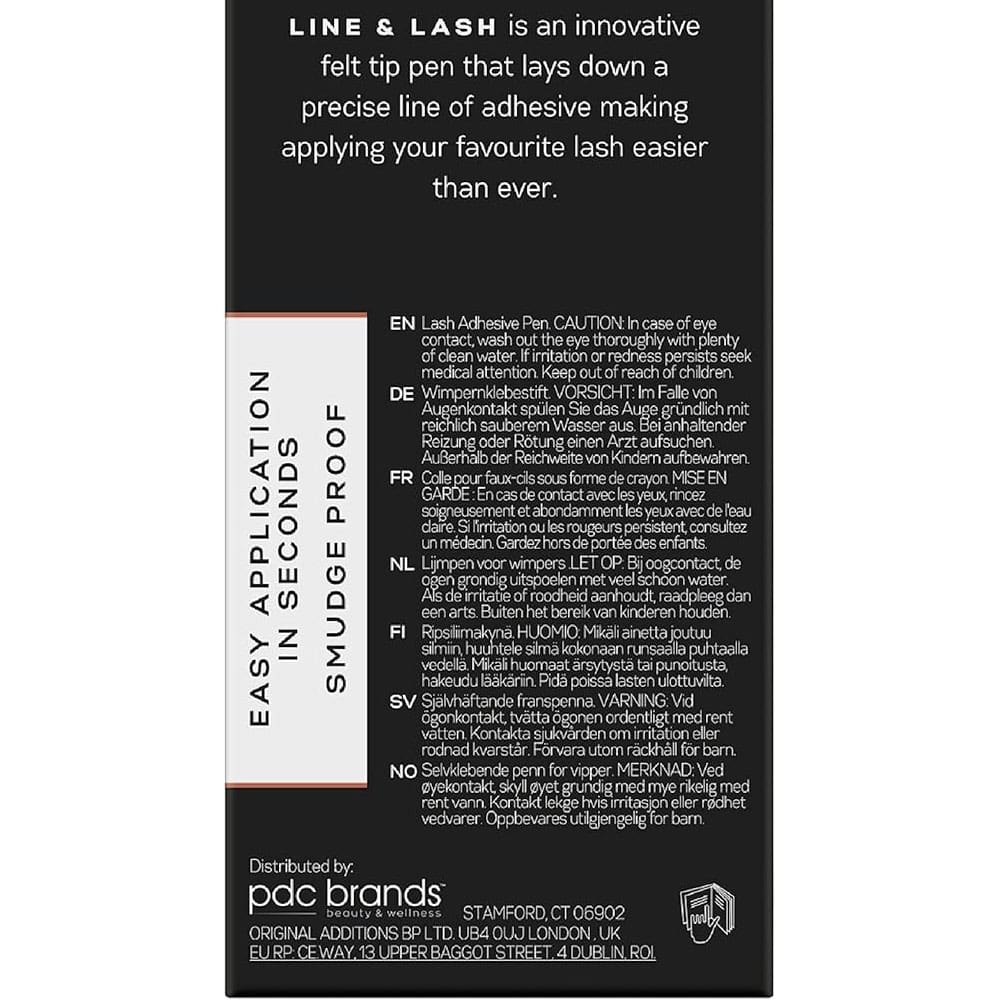 Eylure London Line & Lash Adhesive Eyeliner Black 2-In-1 3 Eylure London Line & Lash Adhesive Eyeliner Black 2-In-1