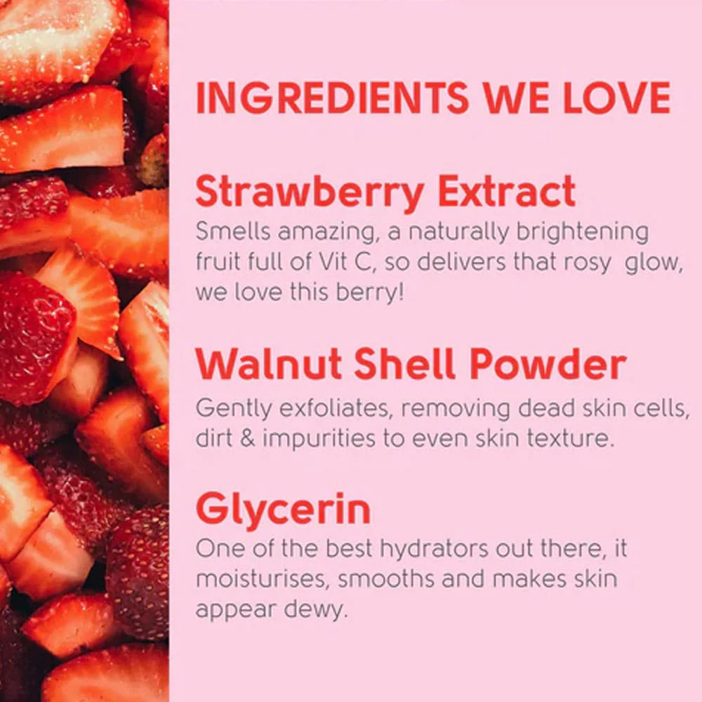 Face Facts Brightening Strawberry Facial Scrub 60ml 3 Face Facts Brightening Strawberry Facial Scrub 60ml