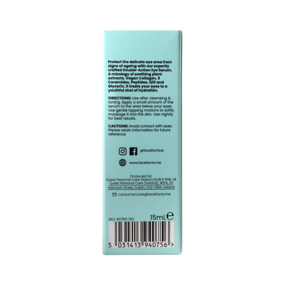 Face Facts Overnight Renew Double Action Eye Serum 15ml 3 Face Facts Overnight Renew Double Action Eye Serum 15ml