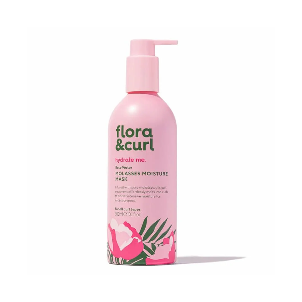 Flora & Curl Molasses Moisture Mask Rose Water 300ml