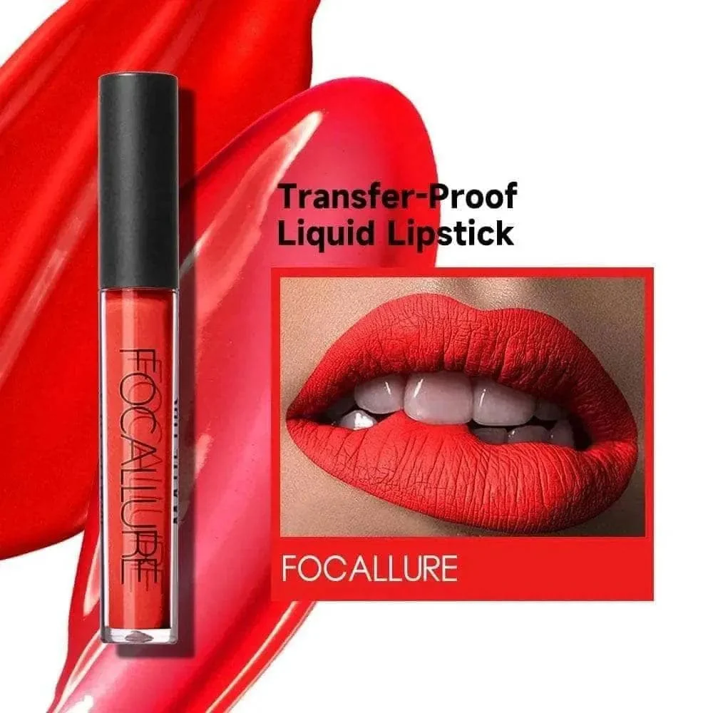 Focallure Ultra Chic Lips Matte Liquid Lipstick 01 Coquelicot 2 Focallure Ultra Chic Lips Matte Liquid Lipstick 01 Coquelicot