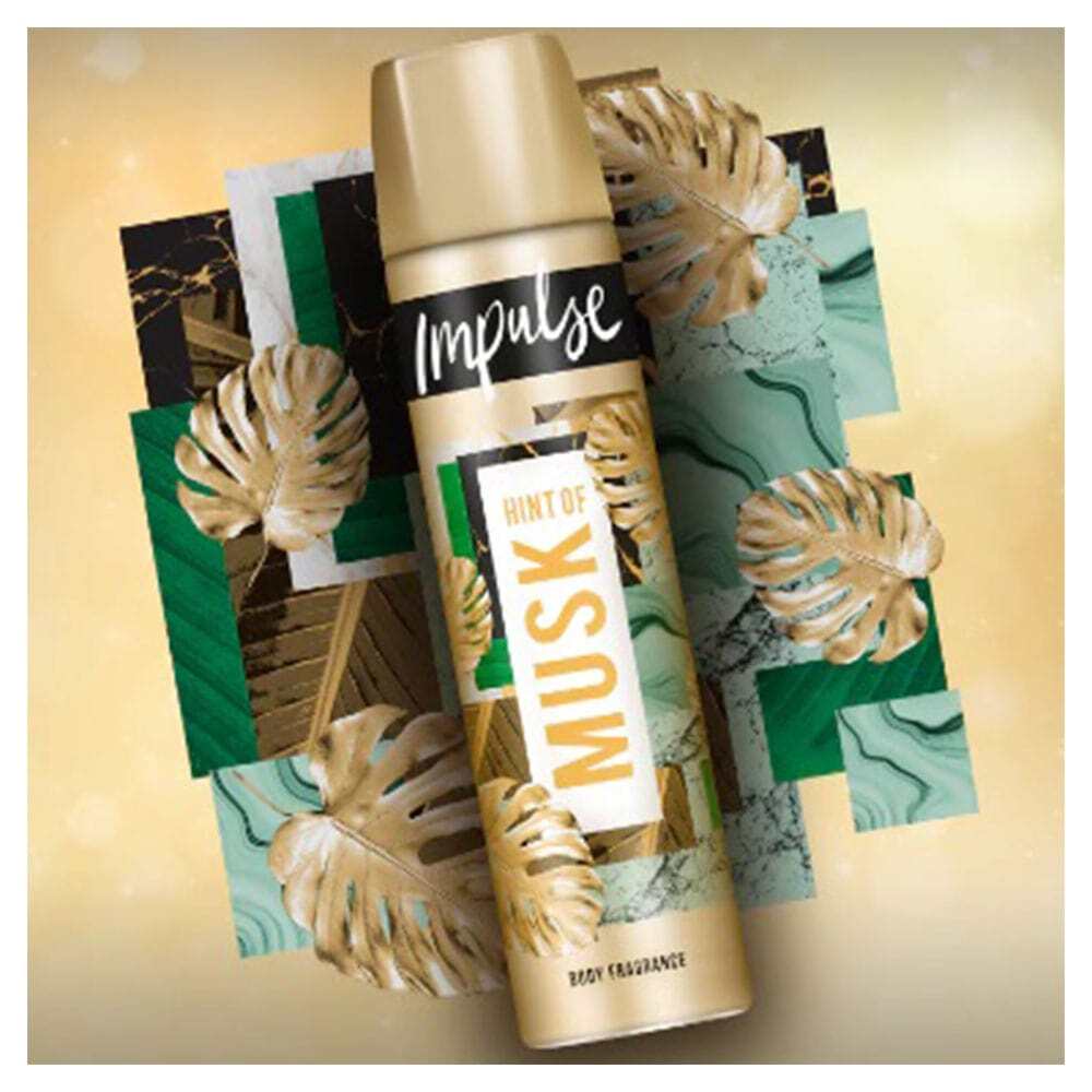 Impulse Body Fragrance Hint Of Musk 75ml 2 Impulse Body Fragrance Hint Of Musk 75ml