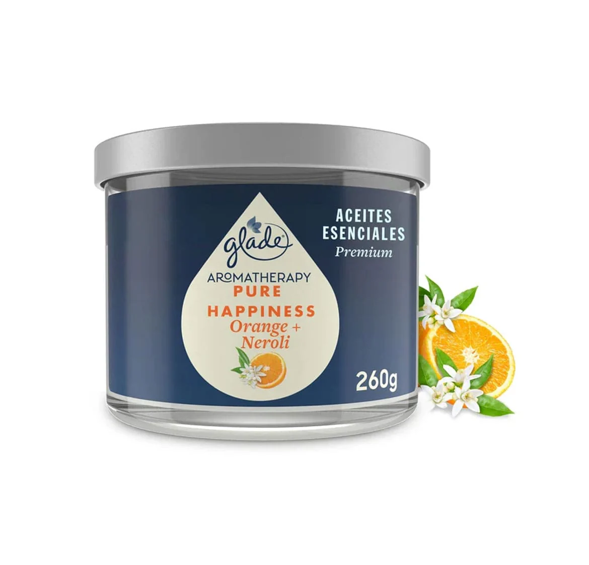 Glade Candle Aromatherapy Pure Happiness Orange + Neroli 1 Glade Candle Aromatherapy Pure Happiness Orange + Neroli